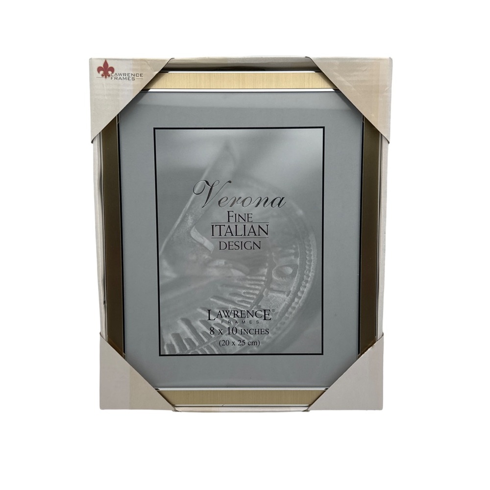 Lawrence Frames Verona 8x10 Italian Design Gold Frame New in Box